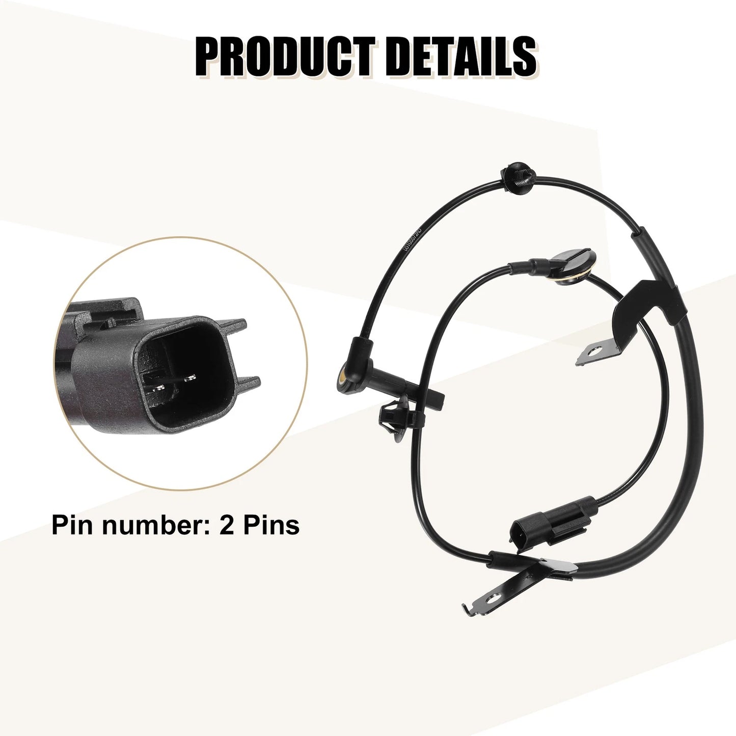 4 x ABS Wheel Speed Sensors for Chrysler 200 (2011-2014)