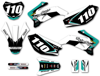 Custom Graphics Full Kit for Yamaha TTR 110 (2008-2023) Bullet Stickers Decals