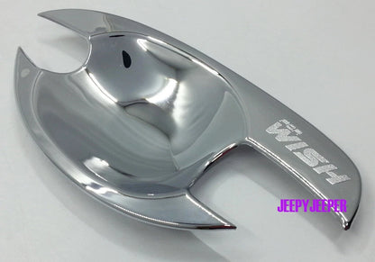 Chrome Door Handle Cover Insert for Toyota Wish AE10 AE20 (2004-2008)