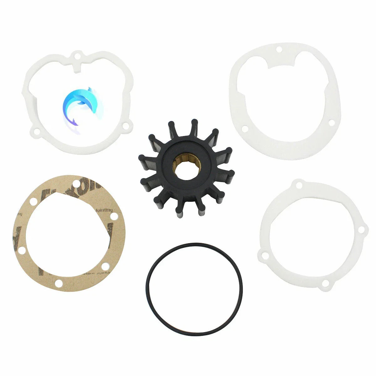 Sea Water Cooling Pump Impeller Kit for Volvo Penta 4.3L/5.0L/5.7L