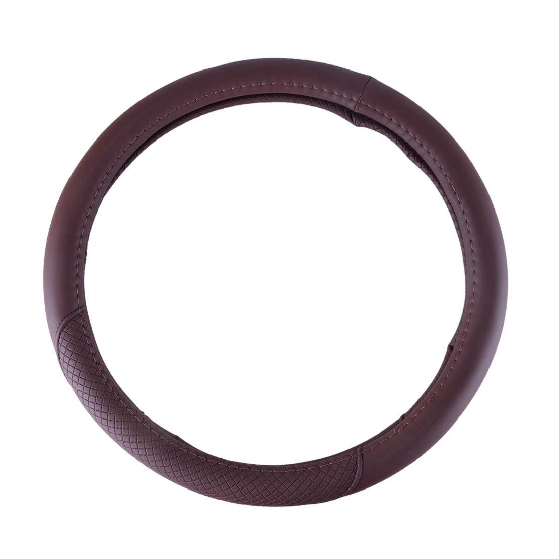 15" Universal PU Leather Car Steering Wheel Cover for Auto Accessory
