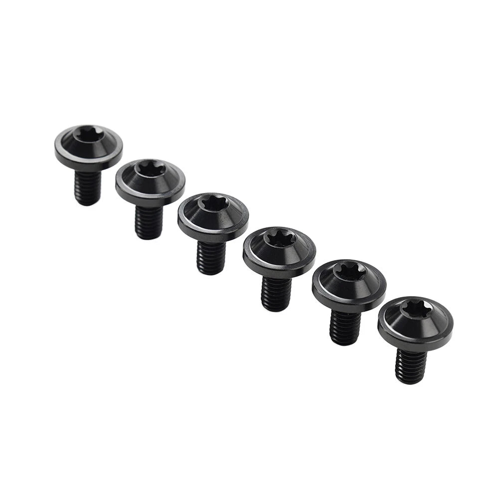 6 x M5x15mm Titanium Bolts Truss Torx Screws for Motorcycle Bike