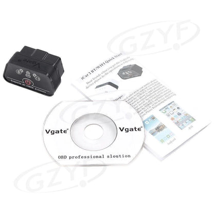 OBDII Bluetooth Car Diagnostic Scanner ELM327 for Android