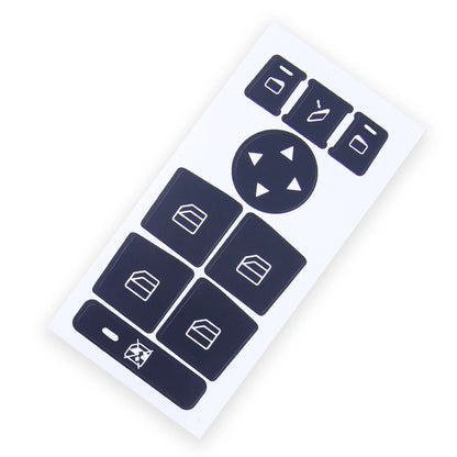 Window Switch Button Cover Set for Mercedes Benz