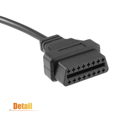 OBD1 to OBD2 Adapter Cables for Toyota (22-Pin & 16-Pin)