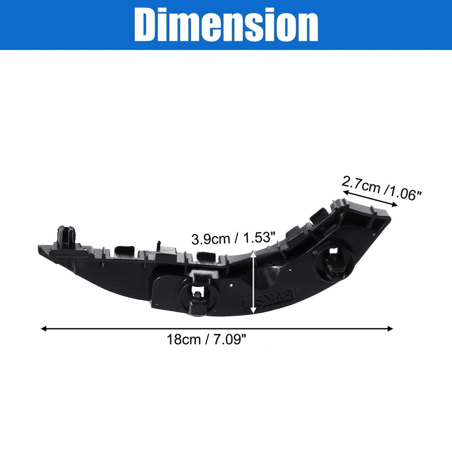 Front Bumper Bracket for Honda Civic 2006-2011 2 x Left Right Side Retainers