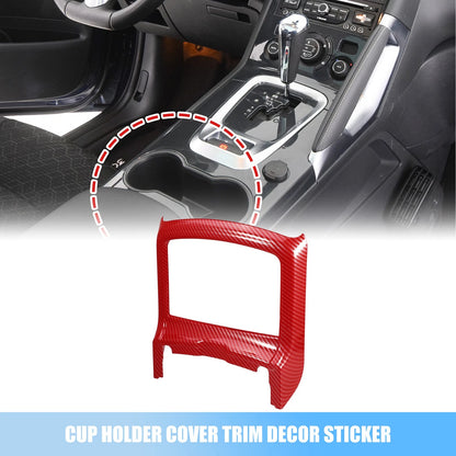 1 x Cup Holder Cover Trim Decor Sticker for Dodge Charger Chrysler