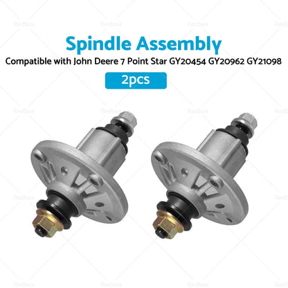 John Deere Spindle Assembly for Ride-On Mowers 7 Point Star Blade