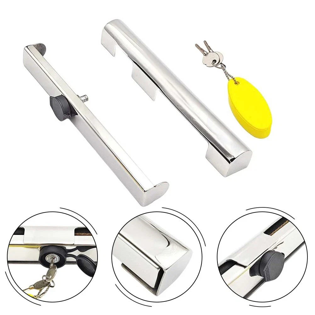 Heavy Duty Stainless Steel Lock for Outboard Motors, Boats