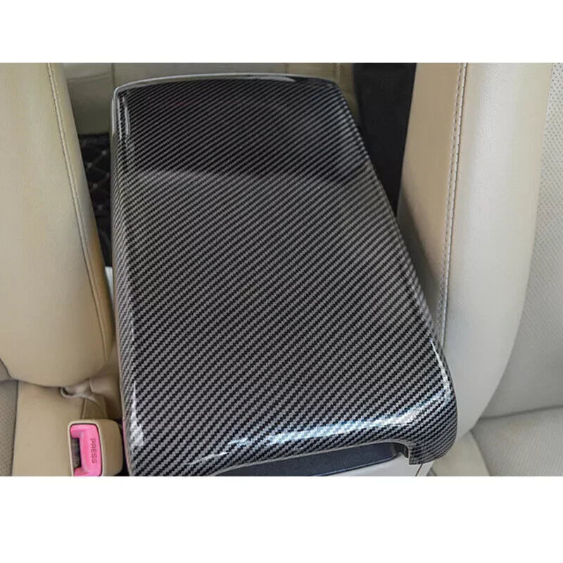 ABS Carbon Pattern Center Armrest Cover for Toyota Camry (2012–2017)