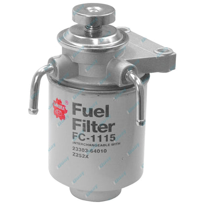 Diesel Fuel Primer Pump Assembly & Filter for Toyota Hilux 2L 3L (2005-2015)