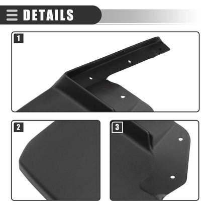 Car Mud Flaps Splash Guards for Jeep Wrangler (2007-2018)