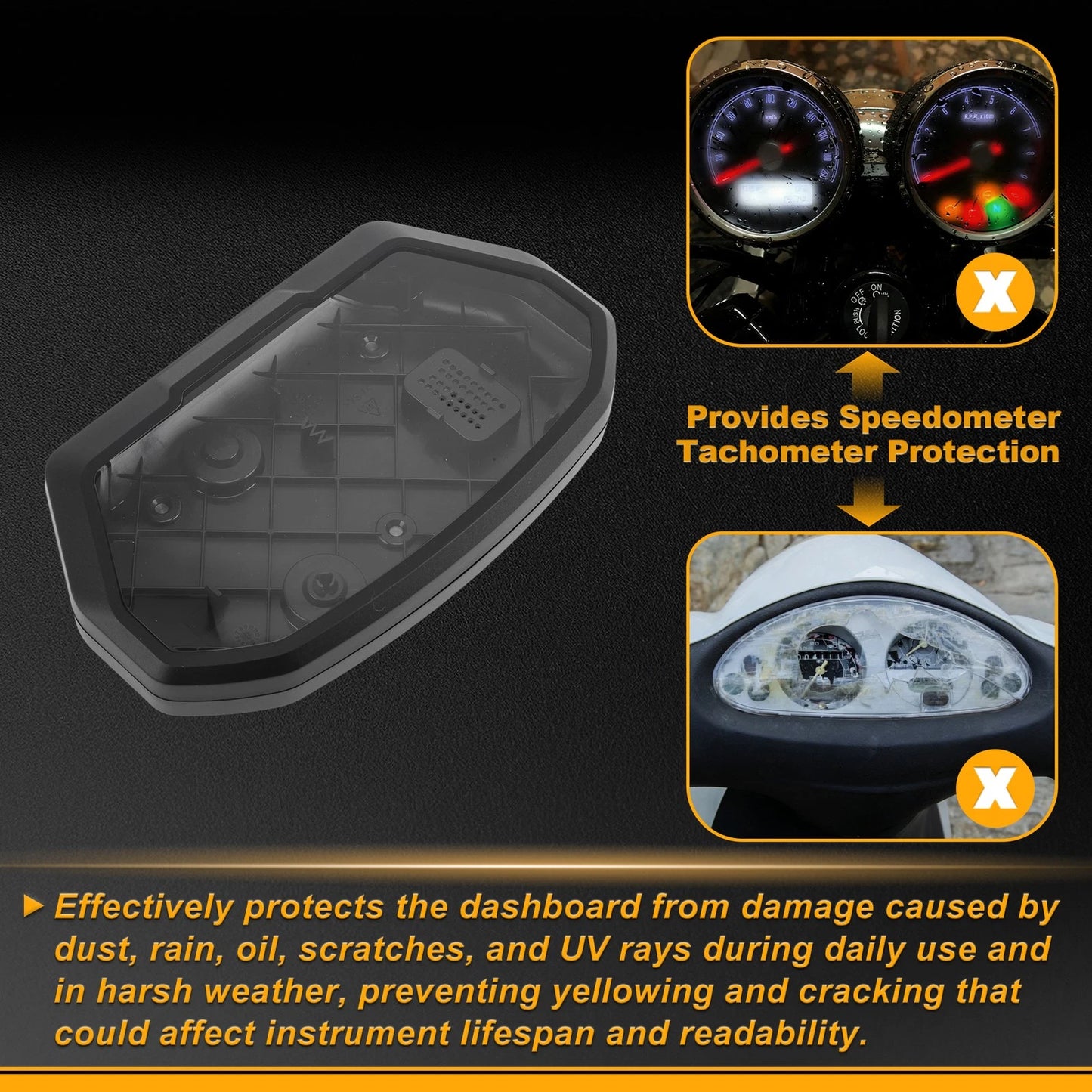 Speedometer Gauge Cover for Triumph TRIGER850 sport800