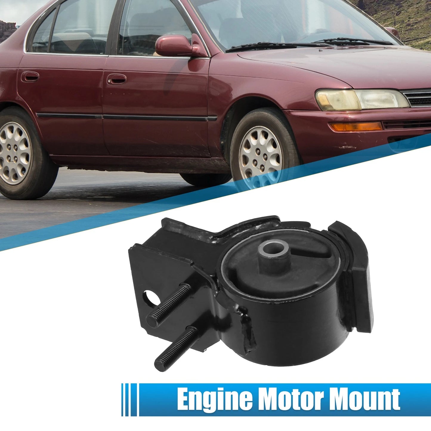 Front Right Engine Motor Mount for Toyota Corolla (1988-1990)