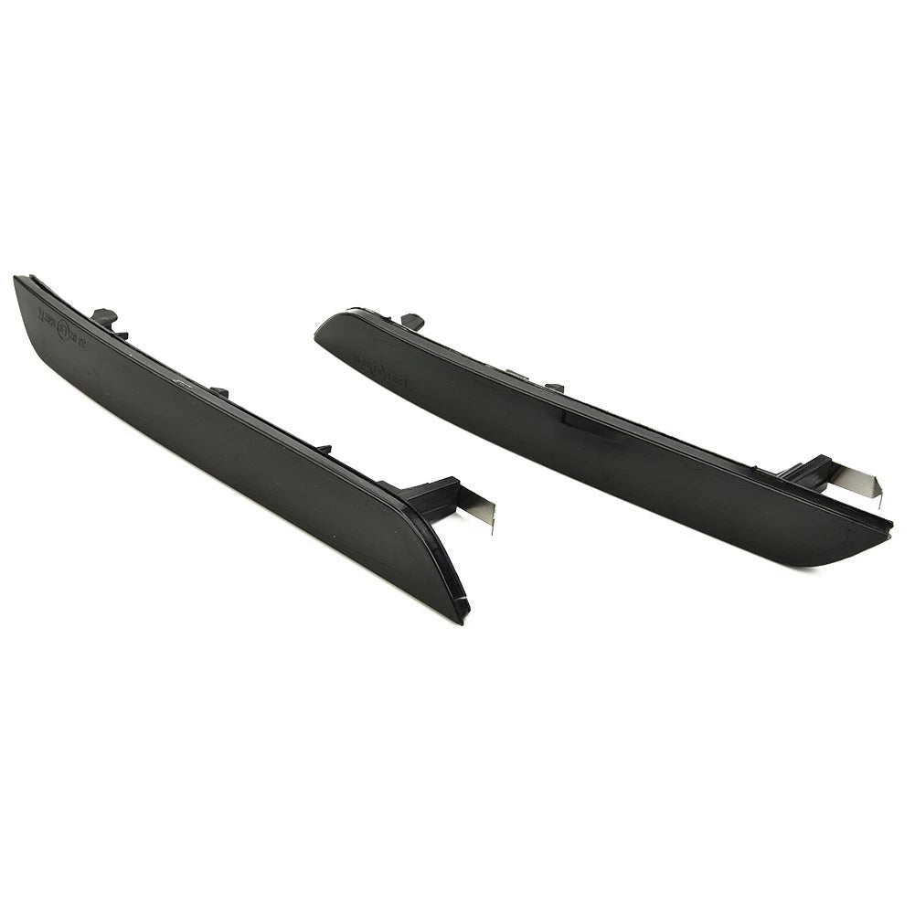 Smoked Black Side Logo Reflector Lamps