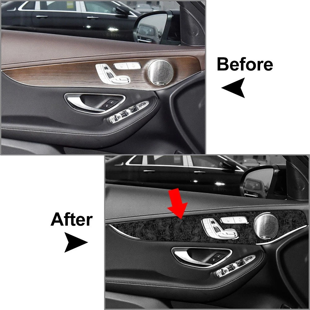 Interior Door Panel Cover Set for Mercedes Benz GLC Class (2016-2021)