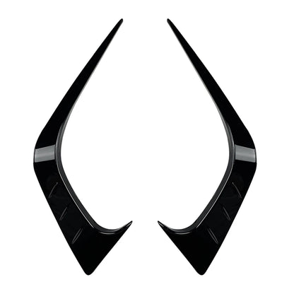 Gloss Black Front Side Air Vent Trim Covers for Honda Civic (2021-up) 2 x