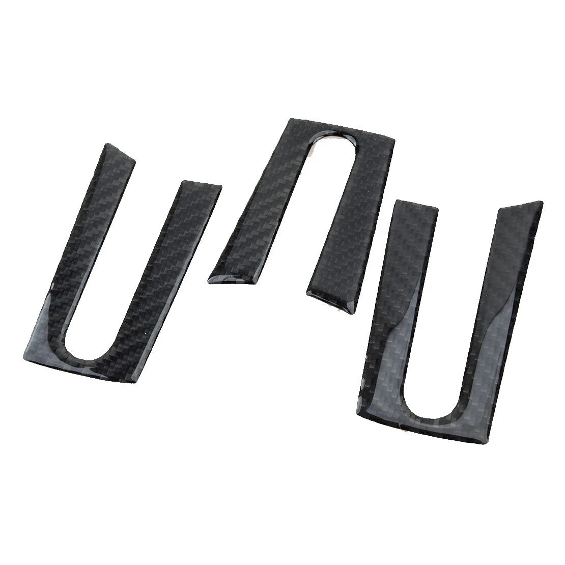 3 x Carbon Fiber Steering Wheel Cover for Ford Mustang (2005-2009)