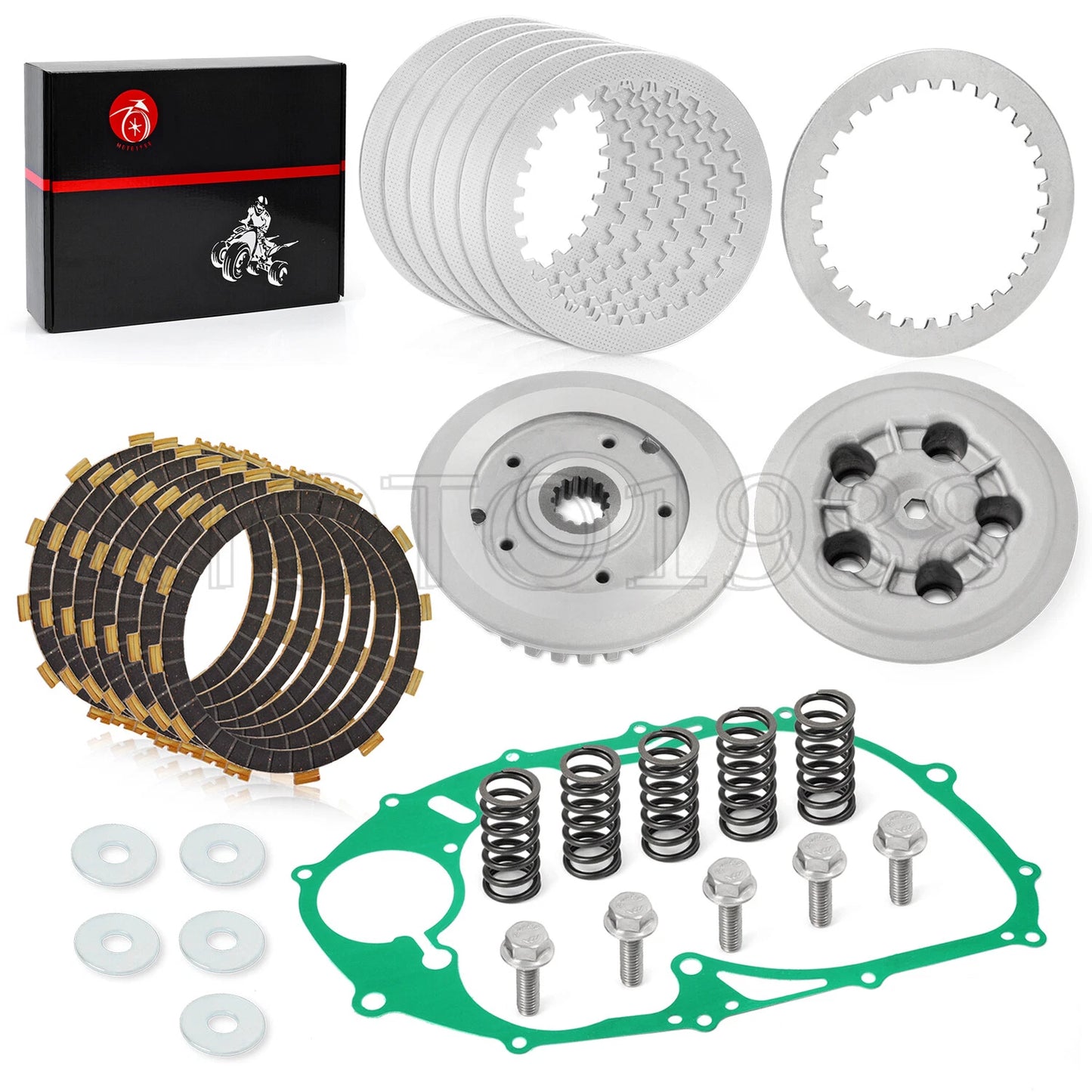 Clutch Plate Kit for Yamaha V Star 650 XVS650 (1999–2011)