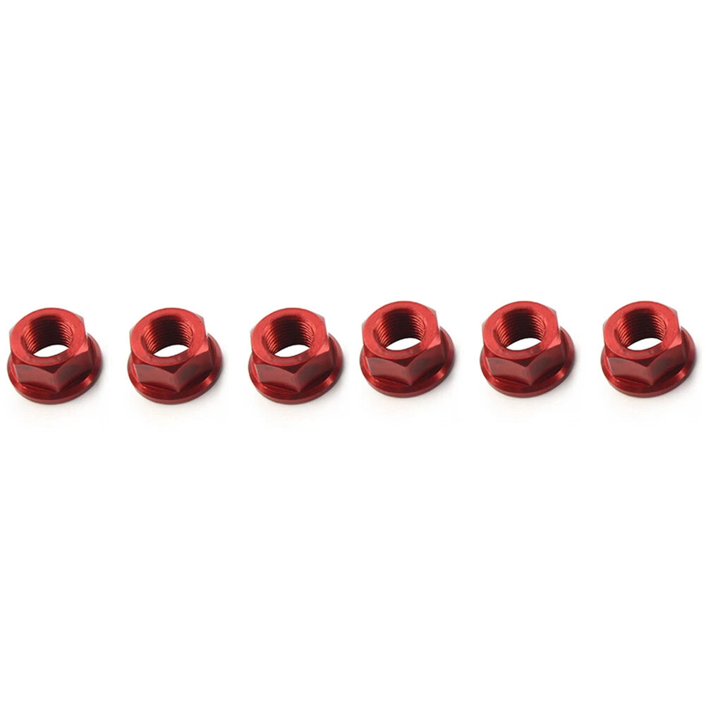 Red M10 x 1.0 Rear Sprocket Nuts for Ducati Streetfighter Panigale V4 (2018-2023)