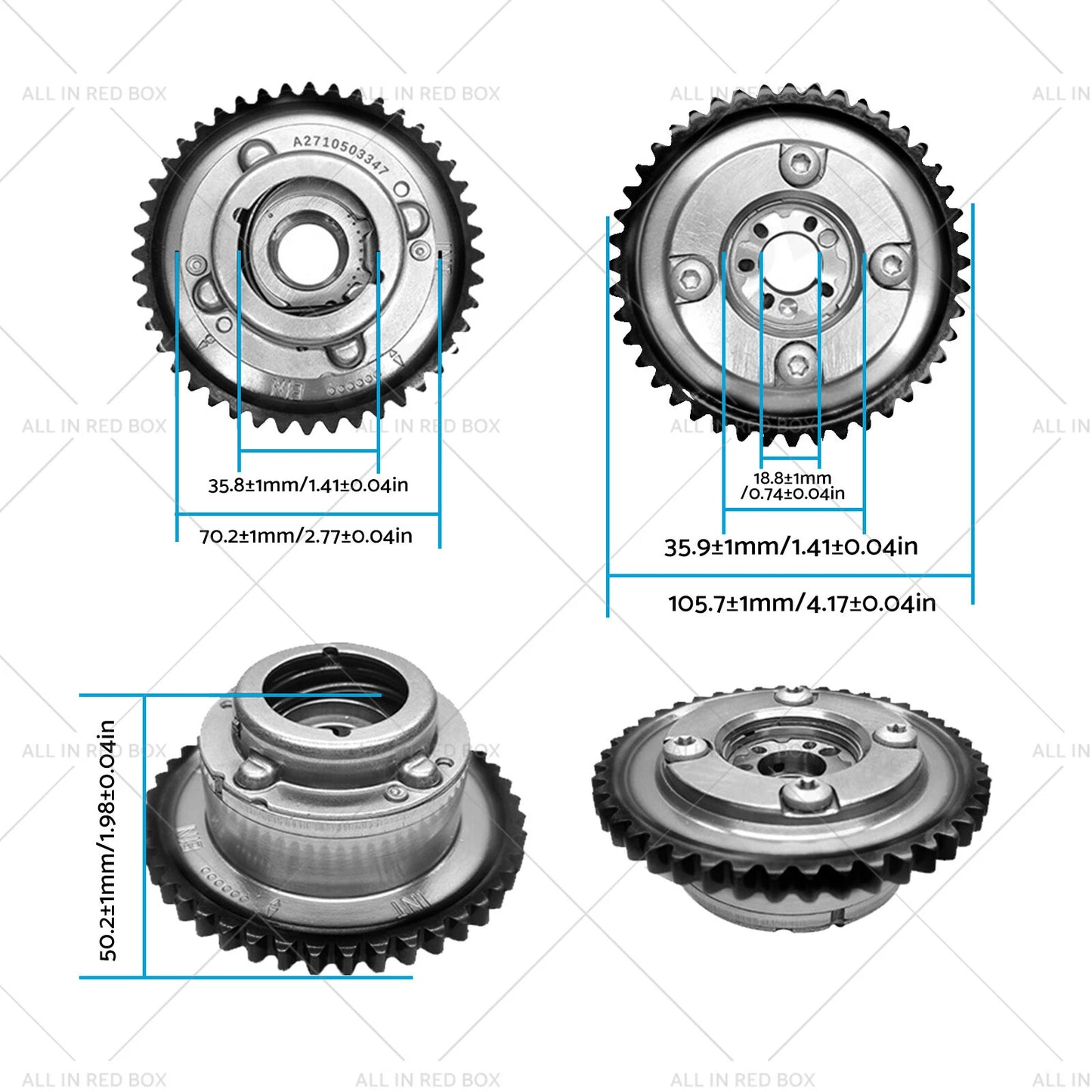 Camshaft Adjuster Actuator Gear for Mercedes-Benz W209 W204 SLK250 (2011-2016)