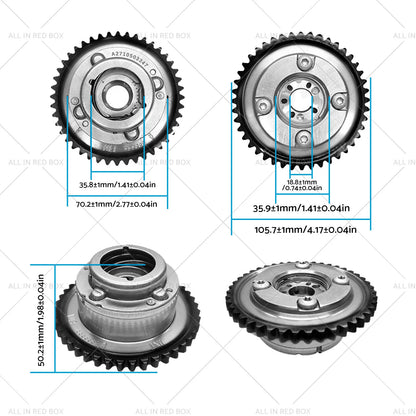 Camshaft Adjuster Actuator Gear for Mercedes-Benz W209 W204 SLK250 (2011-2016)