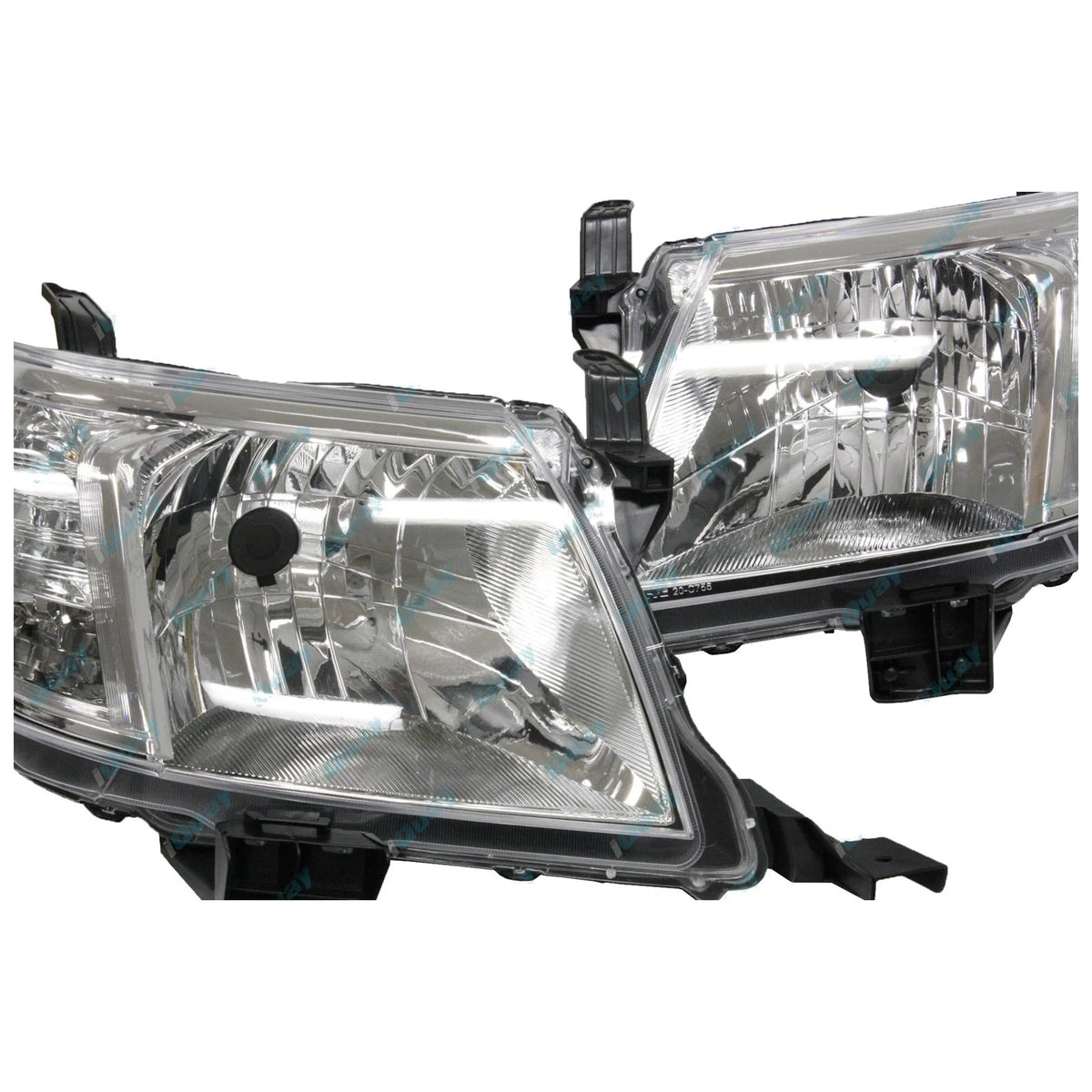 LH & RH Headlights for Toyota Hilux SR SR5 Workmate GGN KUN TGN (2011-2015)