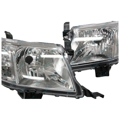LH & RH Headlights for Toyota Hilux SR SR5 Workmate GGN KUN TGN (2011-2015)