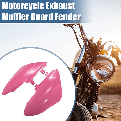 Twin Exhaust Muffler Guard Fender / 1 Set / Twin Exhaust Muffler Guard Fender for Honda CRF50 XR50