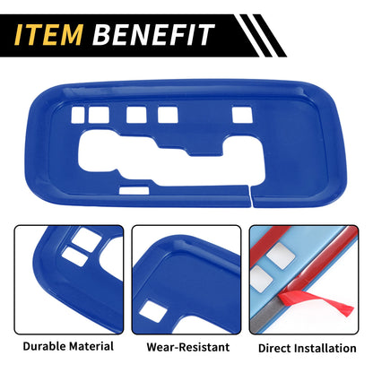 Center Console Gear Shift Frame Panel Cover for Jeep Wrangler JK JKU (2007-2018)