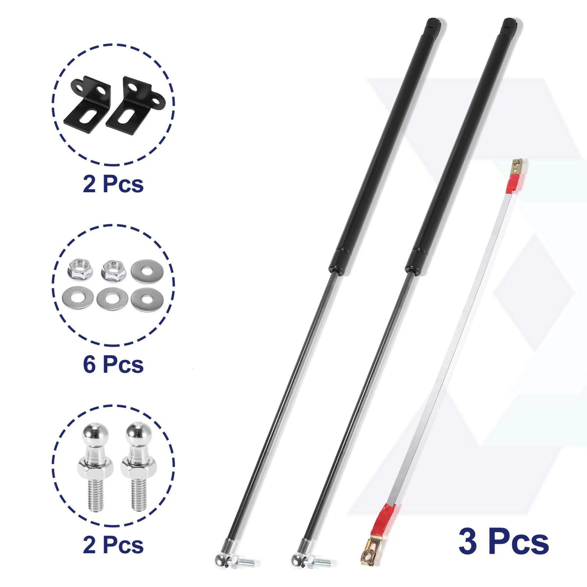 2 x Front Hood Lift Supports for Honda Accord (2018-2023)