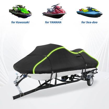 Cover / 96"-102" / PWC Jet Ski Cover for Kawasaki Black