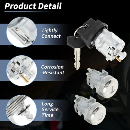 Ignition Lock Cylinder and Door Lock for Dodge Ram 1500 250