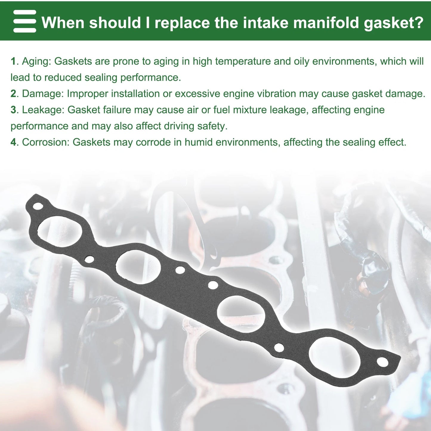 Intake Manifold Gasket for Toyota Previa (1990-2000)