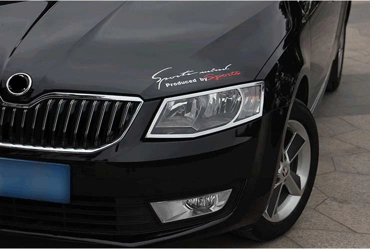 Front Head Light Lamp Cover Trim for Skoda Octavia Sedan (2013-2016)