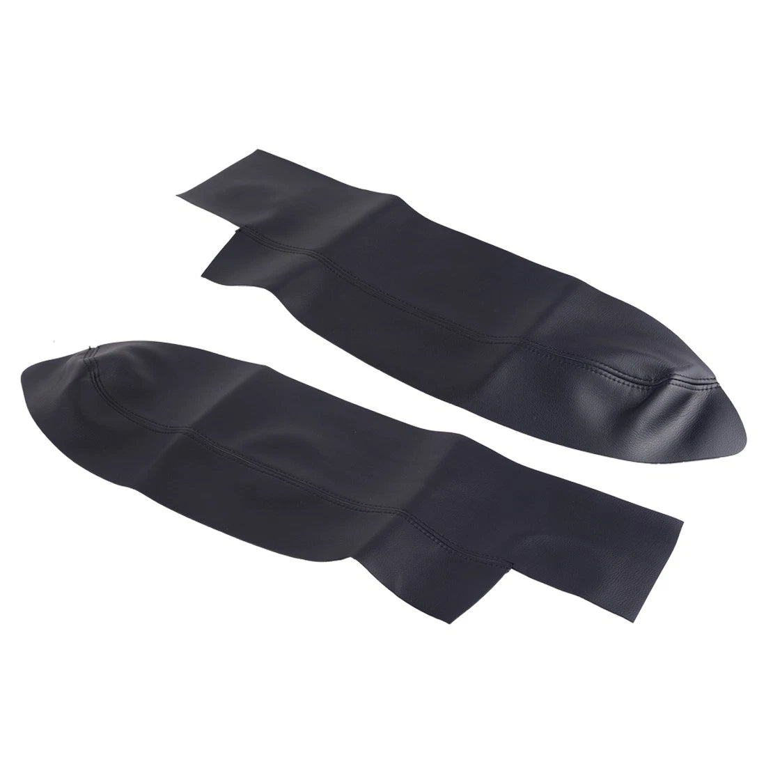 PU Leather Front Door Armrest Covers for Honda CR-V (2007-2011) Black