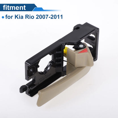 Front Passenger Side Door Handle for Kia Rio (2012-2017) Beige Black
