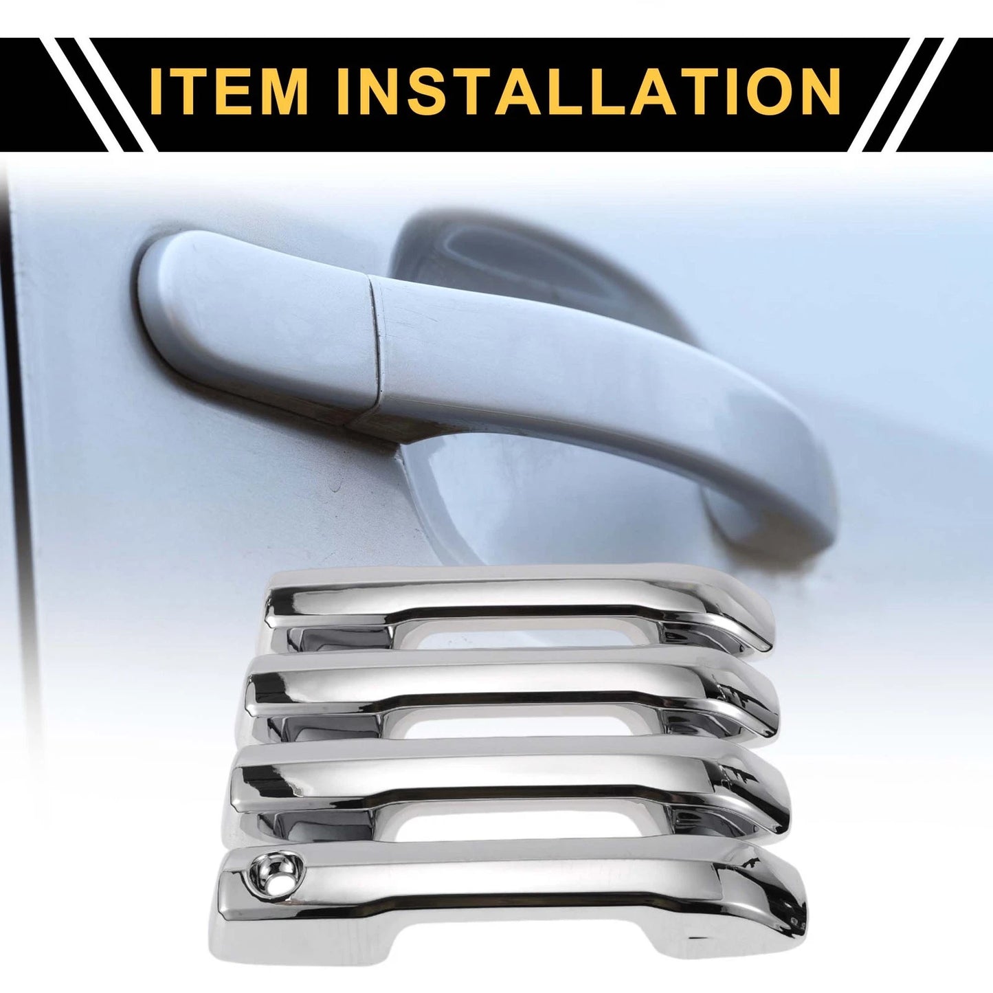 Set Exterior Door Handle Covers for Toyota Tundra (2022)