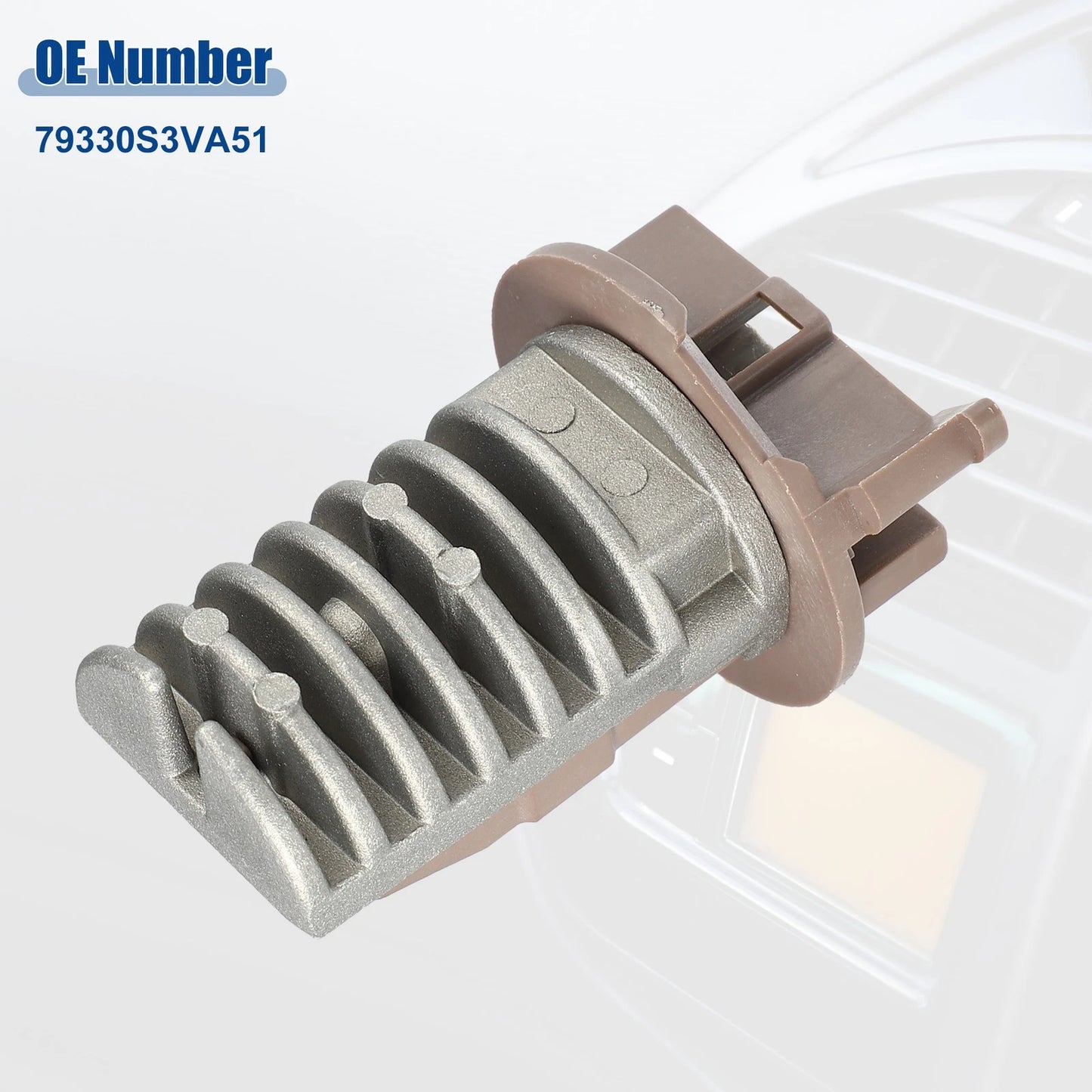 HVAC Blower Motor Resistor for Acura MDX (2001 - 2006) Silver Tone