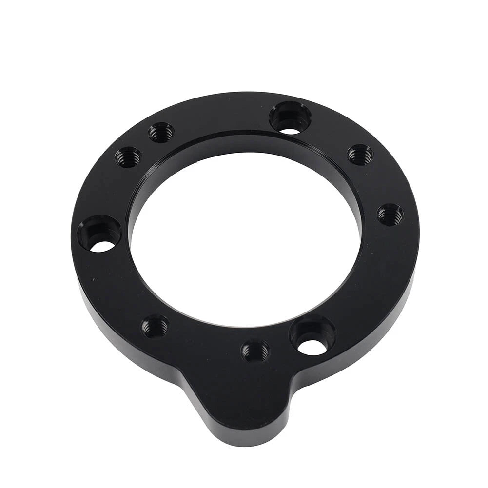 Black Air Filter Cleaner Adapter Plate for Harley CV & S&S Super E Carb