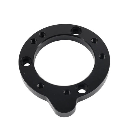 Black Air Filter Cleaner Adapter Plate for Harley CV & S&S Super E Carb