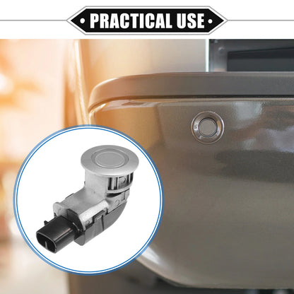 Reverse Parking Assist Sensor Durable ABS Silver Tone for Toyota