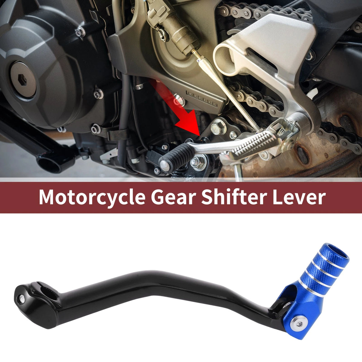 Folding Motorcycle Gear Shifter Lever for Yamaha YZ125 (2005–2020)