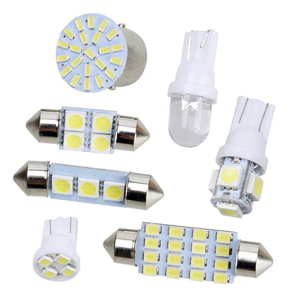 White LED Light Bulbs for Car Truck Interior Dome Map License Plate Brake Lamp
