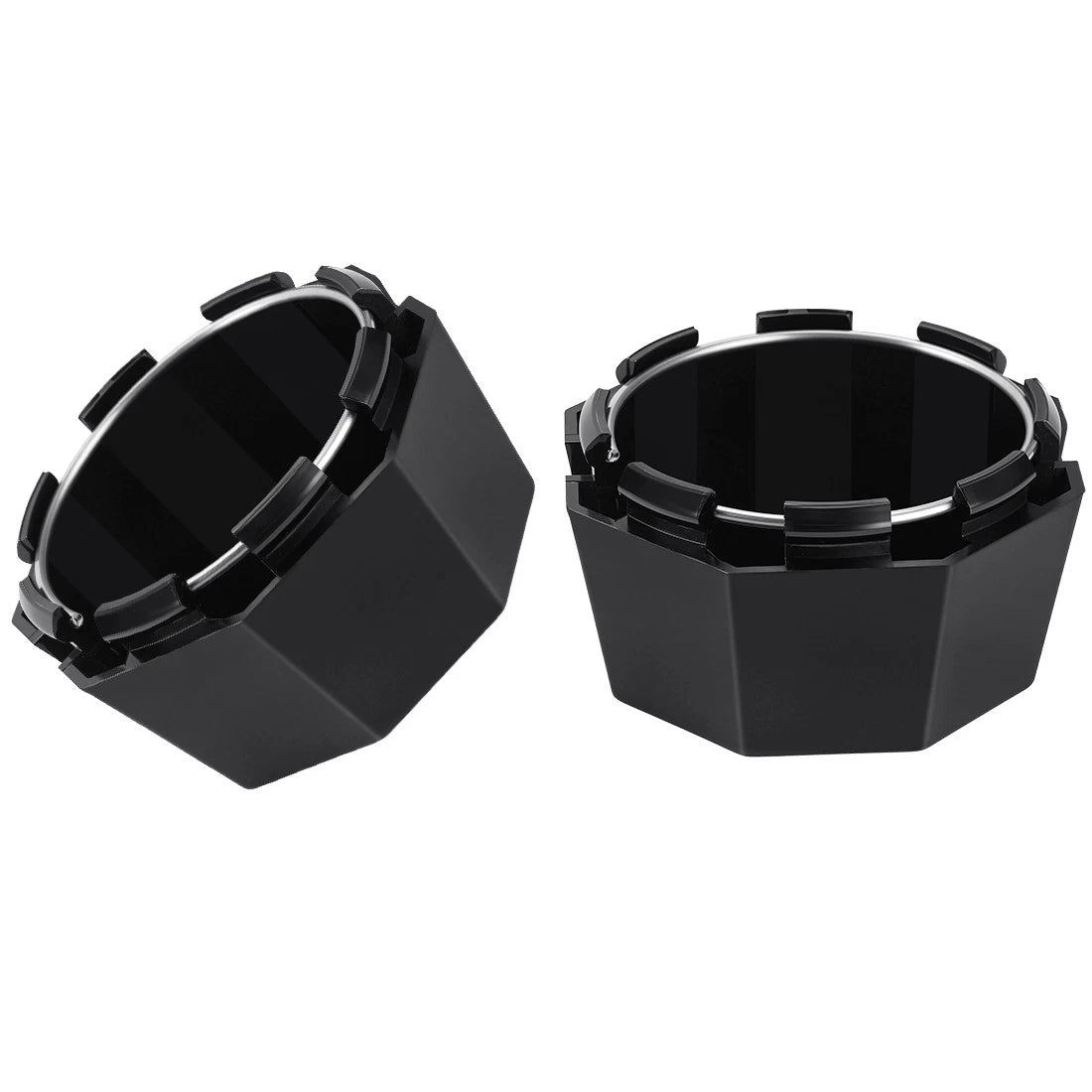 2 x Black Center Wheel Hub Caps for Polaris Sportsman 570 SP X2 (2015–2025)