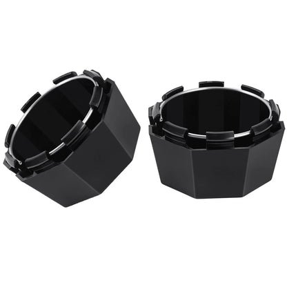 2 x Black Center Wheel Hub Caps for Polaris Sportsman 570 SP X2 (2015–2025)