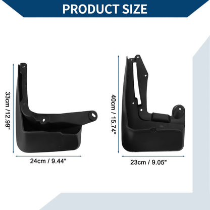 Mud Flaps Splash Guards 1 Set for BMW 5 Series G30 G38 (2017-2022)
