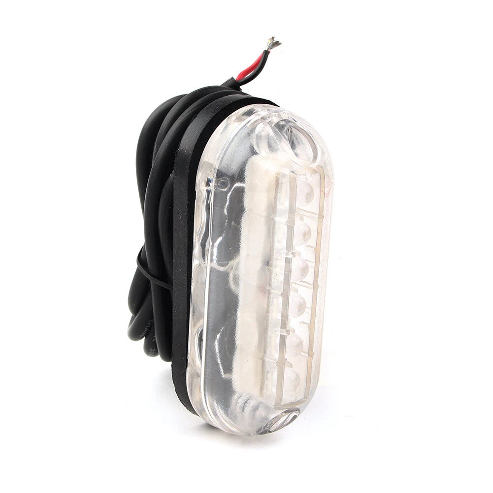 6 x 12V Waterproof Green Underwater LED Light for Marine Boat