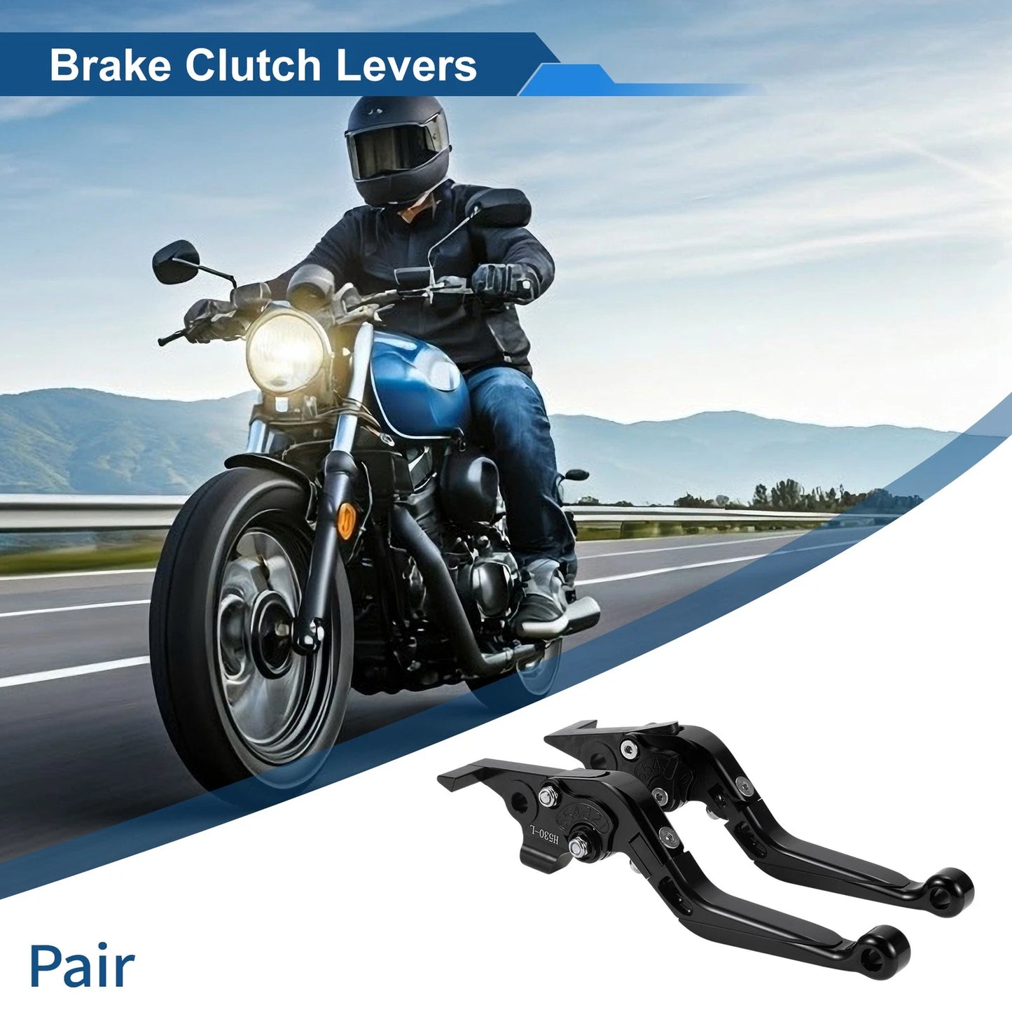 Adjustable Short Long Brake Clutch Levers for Yamaha TMAX560 Black (2019–2020)