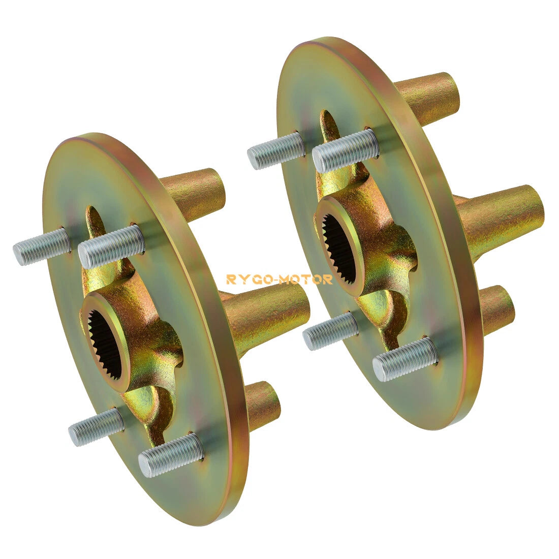 2 x Front Wheel Axle Hub for Yamaha Rhino 700/660/450 4x4 (2004–2013)